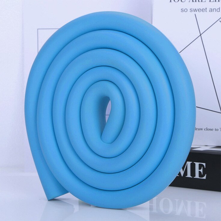 2m U Type Baby Safety Table Desk Edge Guard Strip Home Cushion Guard Strip Safe Protection Children Bar Strip Soft Thicken: 05 blue