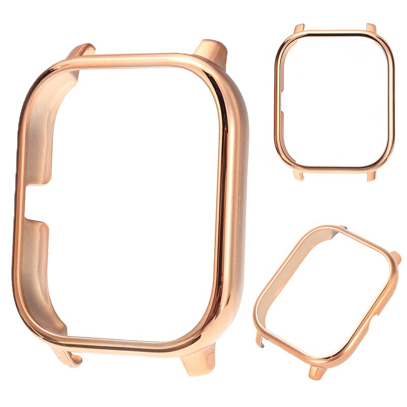 6 Kleuren Horloge Case Frame Beschermhoes Voor Huami Amazfit Gts Anti-Kras Accessoires Electroplated Pc Shell Horloge Case