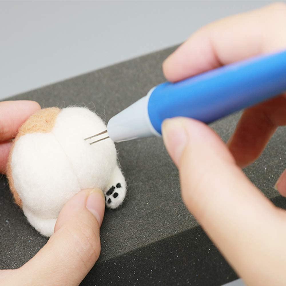 Outils en feutre de laine avec 3 aiguilles, 1 pièce, outil de poinçonnage artisanal avec doigts