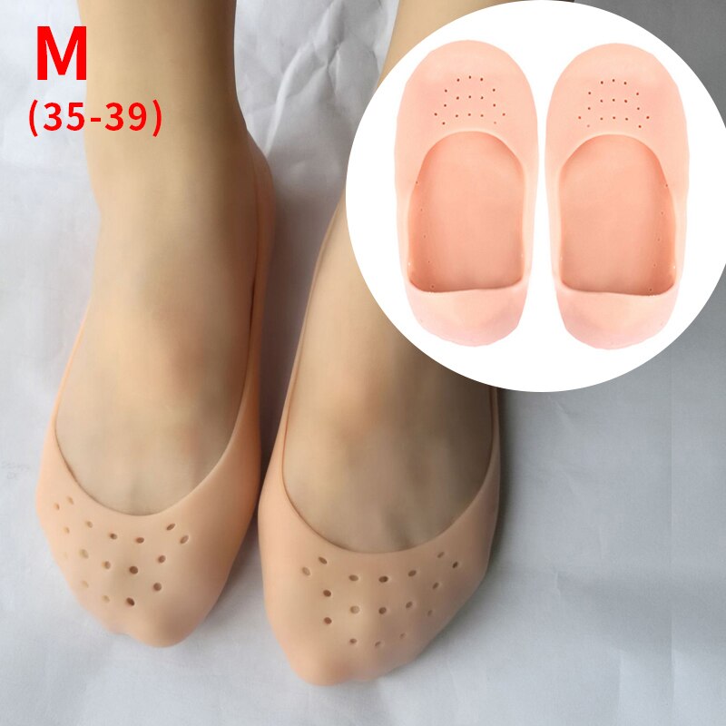 Silicone Bunion Corrector Gel Pad Stretch Nylon Hallux Valgus Protector Guard Toe Separator Orthopedic Pedicure Socks Feet Care: 1Pair style P