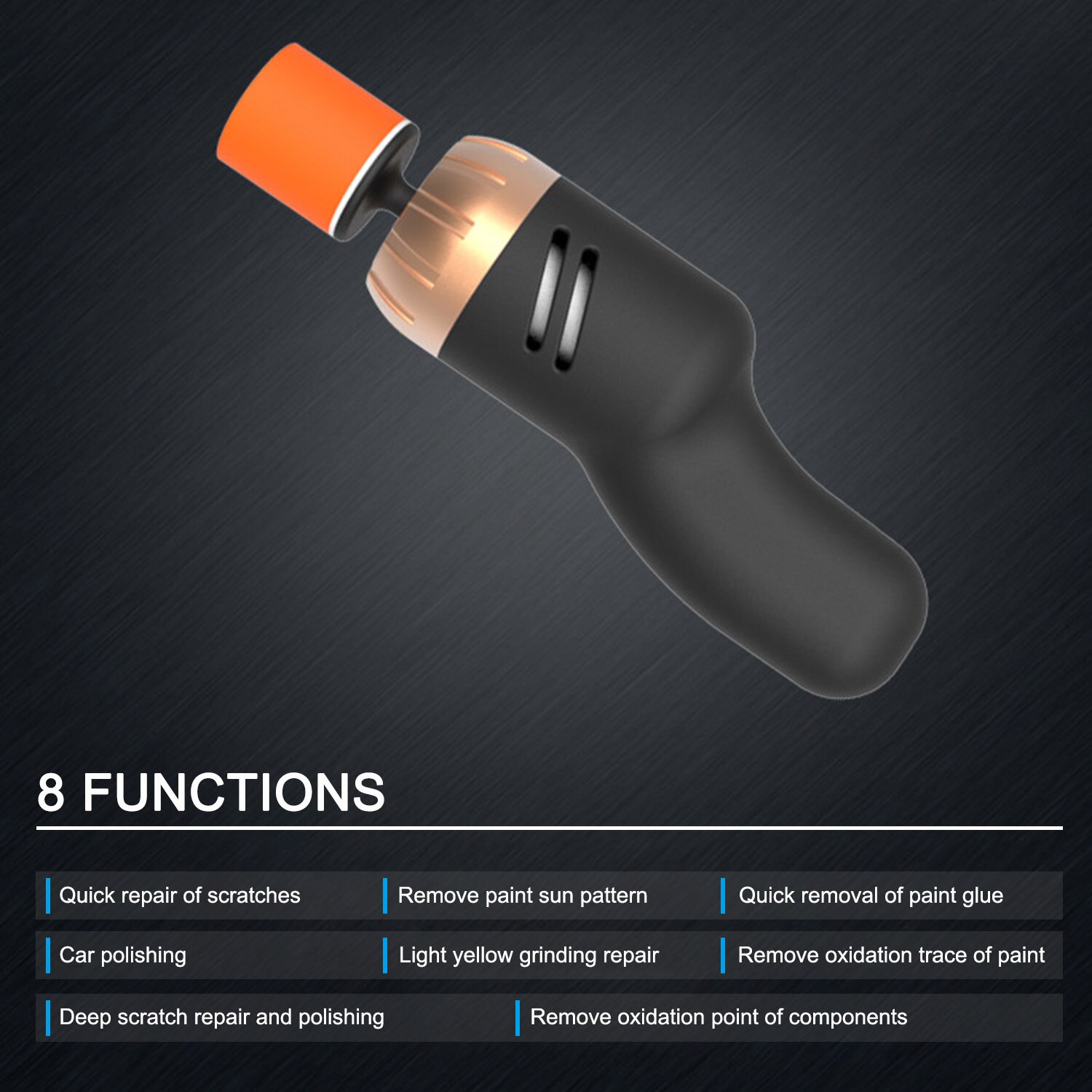 60W mini lucidatrice lucidatrice per auto con filo 8500 giri/min lucidatrice elettrica ceretta strumento di riparazione dei graffi della superficie dell'automobile