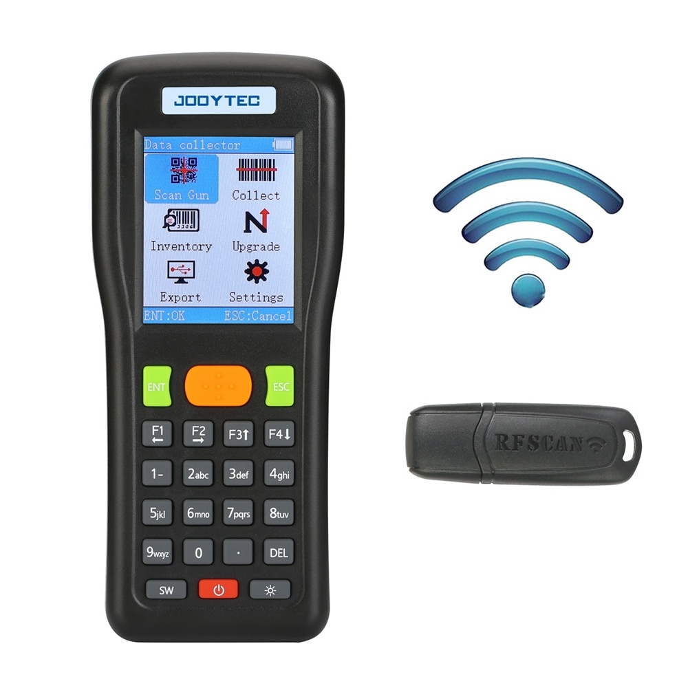 1D RF 2.4G Data Collector Barcode Scanner Terminal Reader Device for Warehouse Inventory Management POS data collector terminal