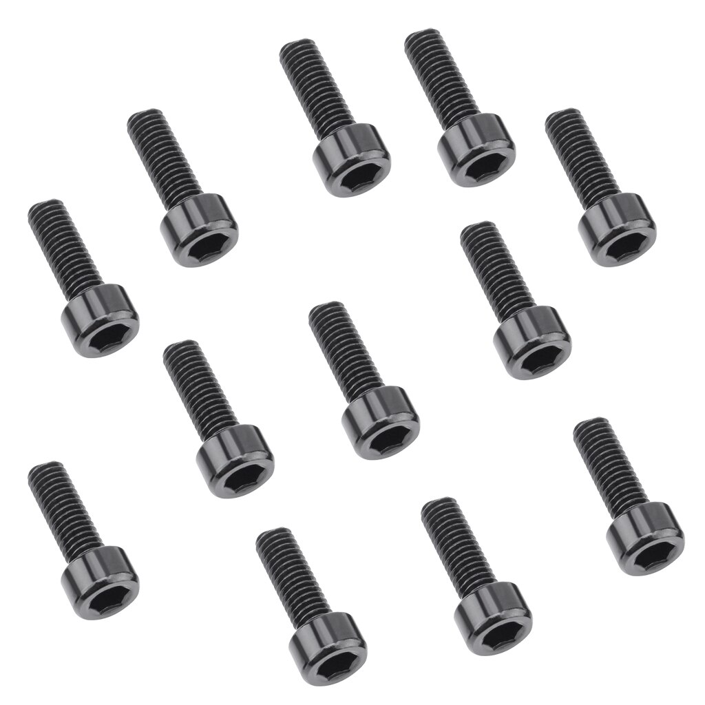 12Pcs Fiets Bidonhouder Bouten M5 Aluminium Hex Schroeven