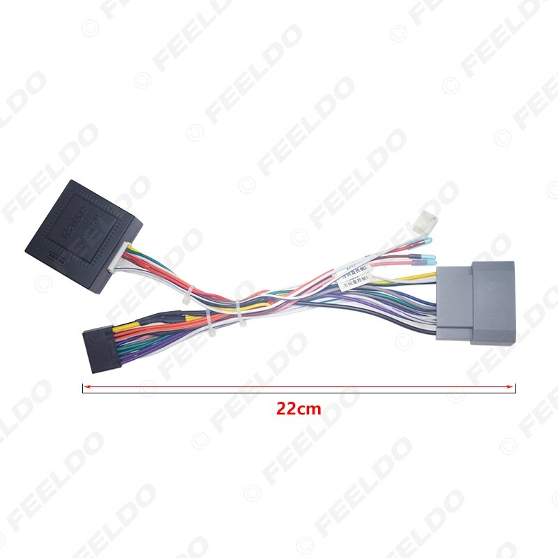 FEELDO – faisceau de câbles 16 broches avec Canbus pour Jeep Wrangler JK – ), Installation stéréo de rechange, Android, # HQ6569