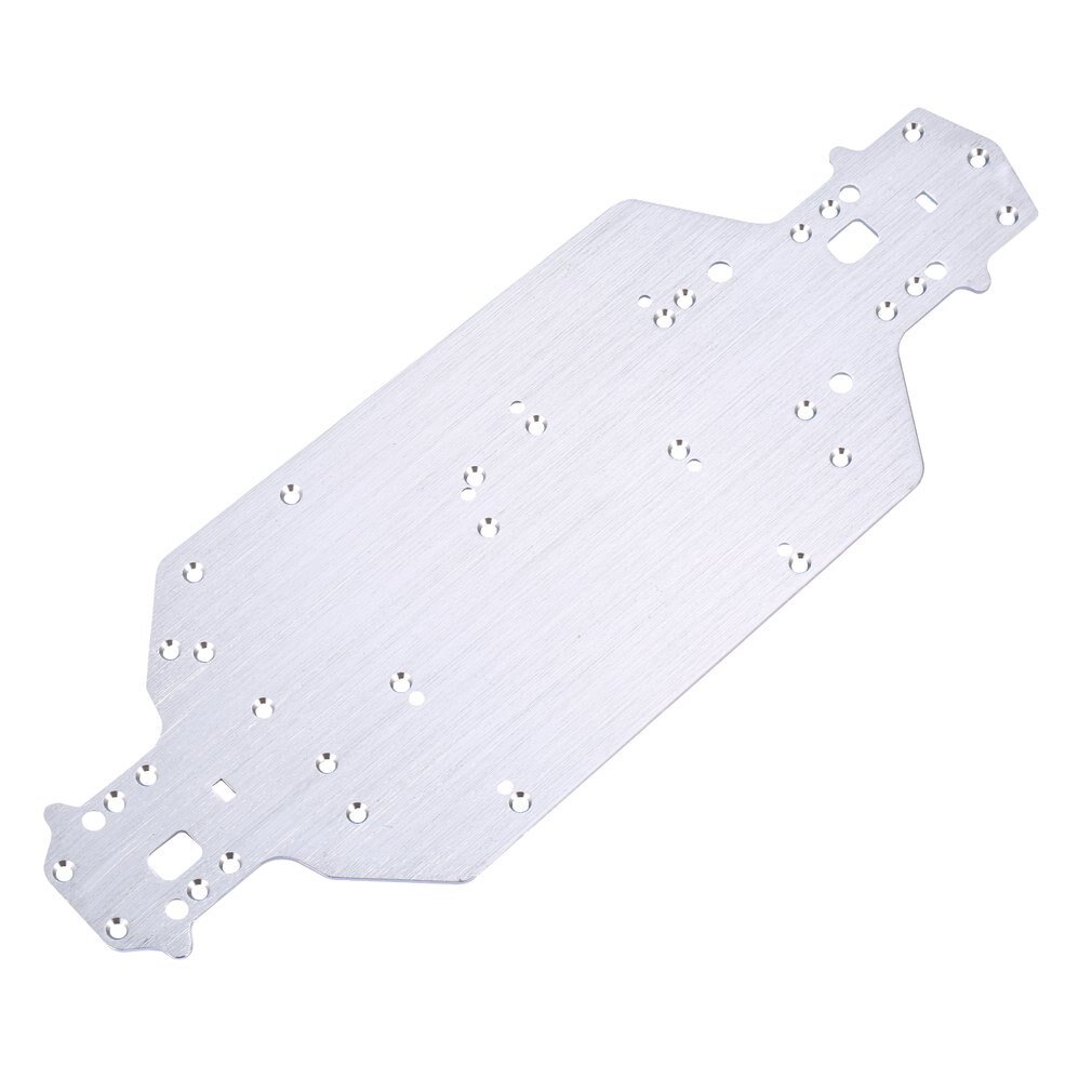 Aluminum Alloy Metal Chassis 04001 For HSP 1/10 Upgrade Parts For Buggy Monster Bigfoot Truck 94111 94107 94170 94118: white