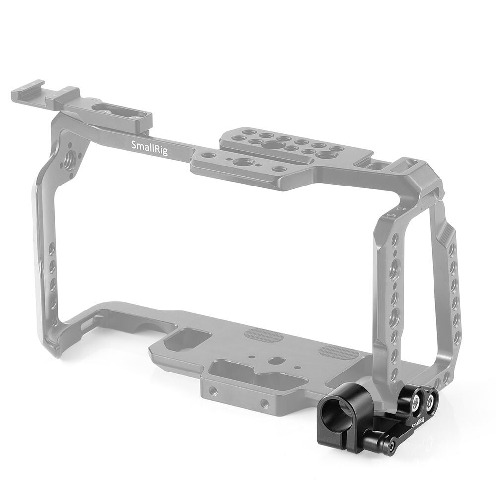 SmallRig 15mm Single Rod Clamp for BMPCC 4K / BMPCC 6K Cage To Mount a Follow Focus Motor like for Tilta Nucleus Nano 2279