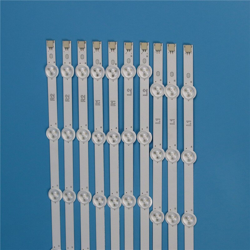 10 Lamps 820mm LED Backlight Strip Kit For LG 42LN575V 42LN575U -ZE 42 inchs TV HD Array LED Strips Backlight Bars Light Bands