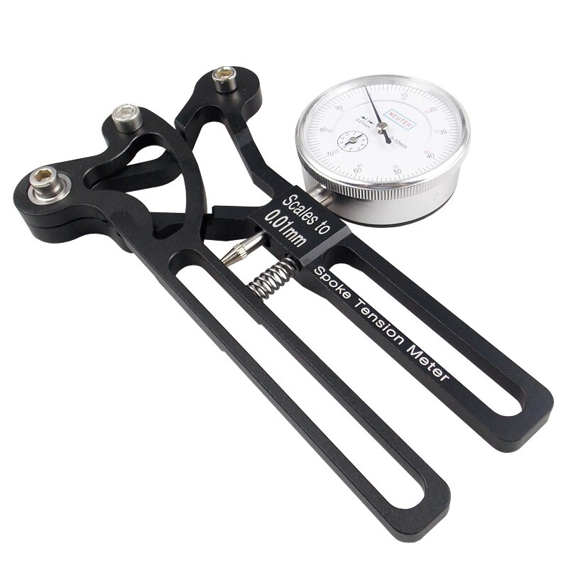 MTB Elektronische Speichen Spannung Meter Digital Skala Fahrrad Anzeige Meter Tensiometer Fahrrad Speichen Spannung Werkzeug: Schwarz