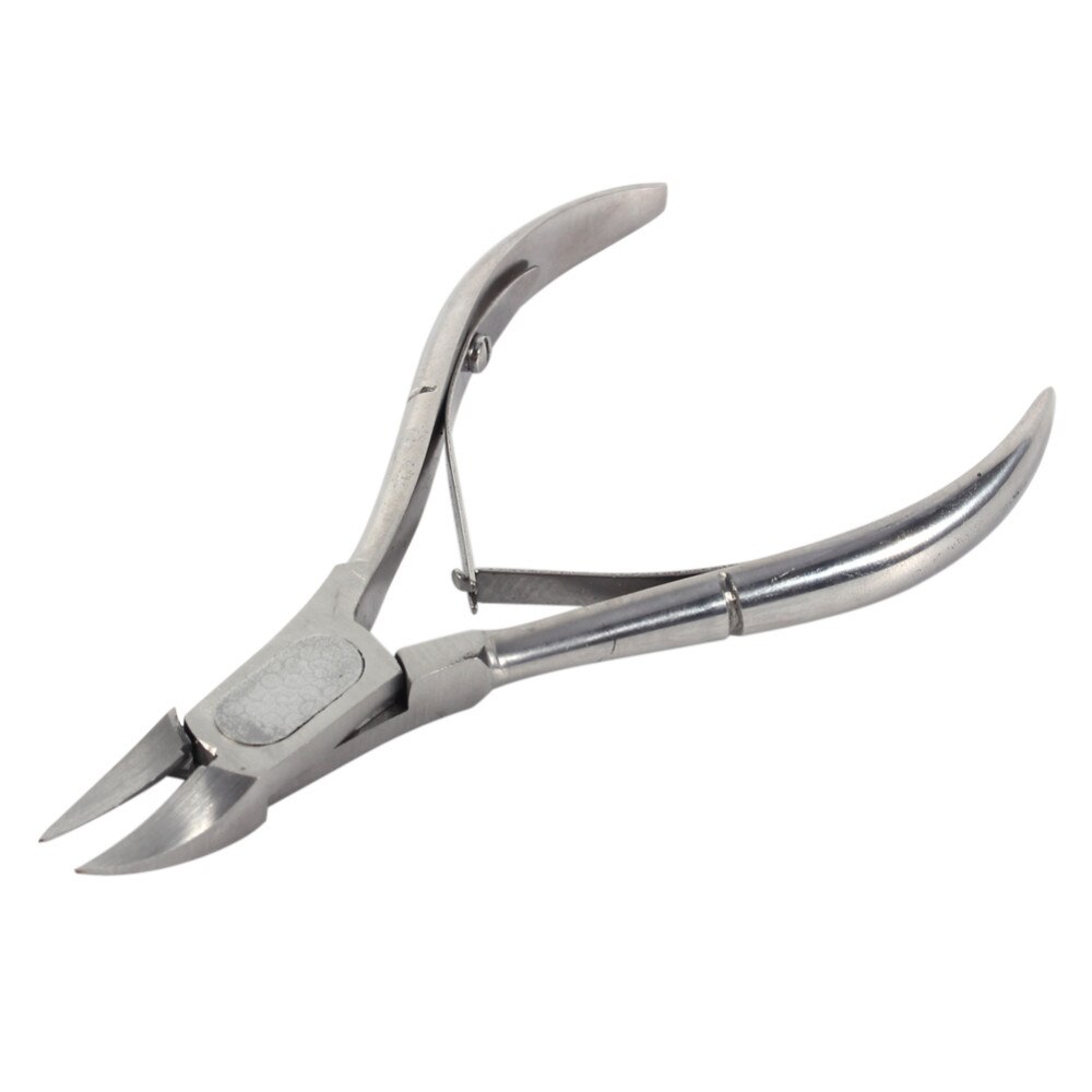 Pinza para cutícula de uñas de acero inoxidable, alicates para los dedos del pie, recortadora para manicura y pedicura, herramienta para cortaúñas de decoración de uñas