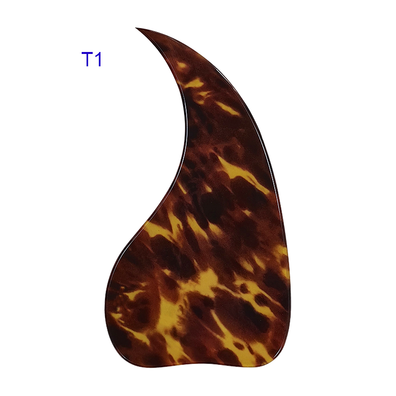 Pleroo Custom Guitar Parts - Great For US Gib J45 Acoustic Guitar Pickguard And Smooth Chamfering: Burgundy