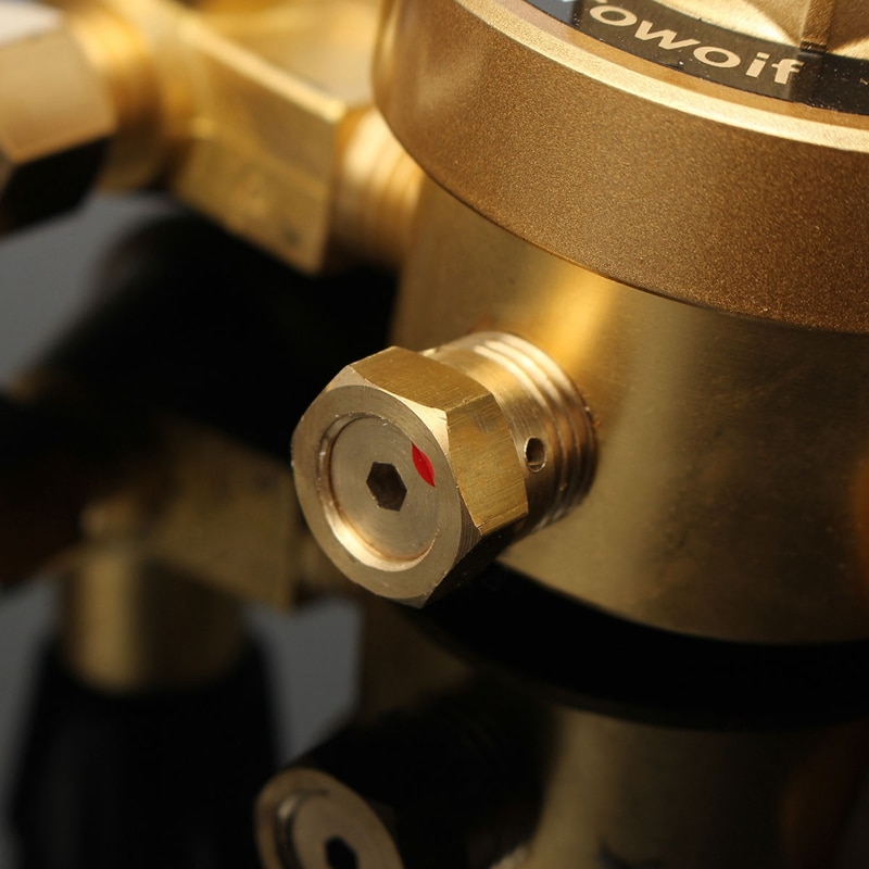 Argon Regulator 0-25 Mpa Argon CO2 Helium Nitrogen G5/8 Inlet MIG/ TIG Welding Gas Flowmeter Pressure Flow Regulator