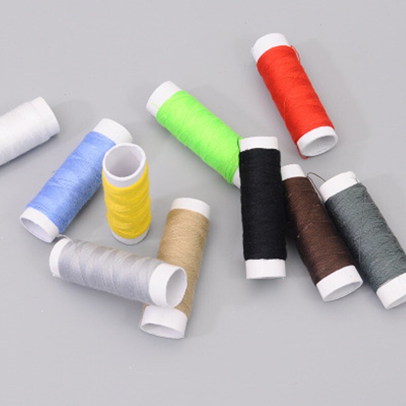 10-color sewing thread / manual sewing thread set / 10 random colors 3 gold tail needles