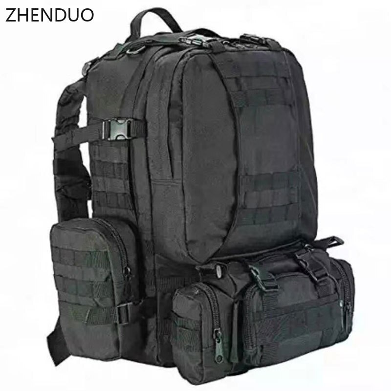 Zhenduo屋外レジャー荷物皮革製品コンビネーションジッパーバックパックおもちゃの銃アクセサリー