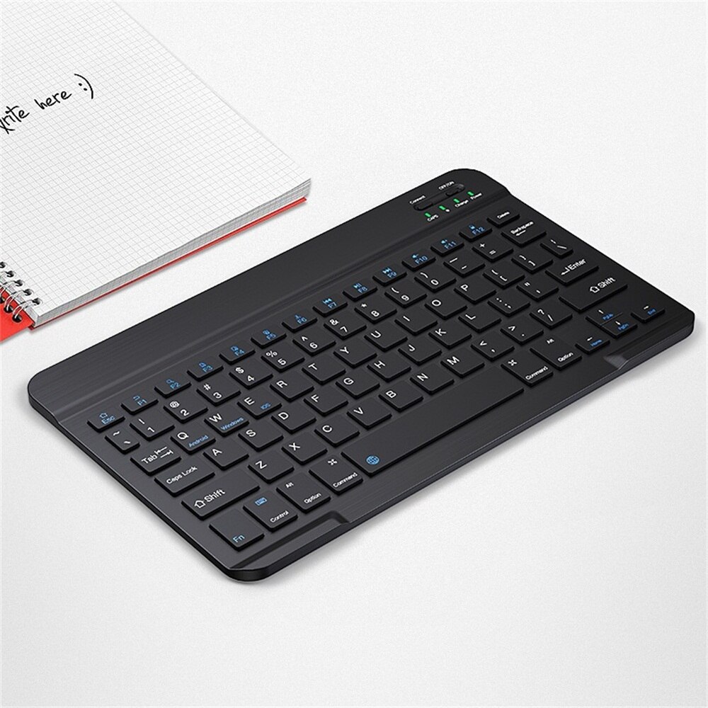 10 inch Slim Mini Bluetooth Keyboard and Mouse For Android iphone Tablet Wireless Keyboard For iPad IOS Phone Russian Spanish