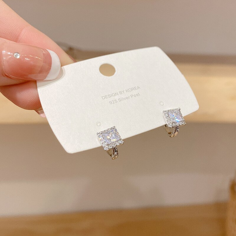 exquisit Gold Opal Kreis Ohrringe Für Frauen AAA Zirkon Glänzenden Strass Blätter Schmetterling Platz Ohrring Hochzeit Schmuck: ER22Y0140-2