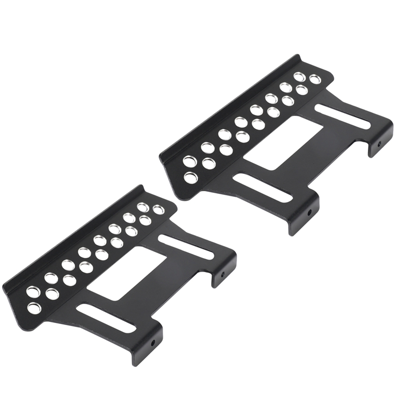 2 pcs metal side pedal plate for axial scx 10 side step sliders scale 1:10 rc crawler car part