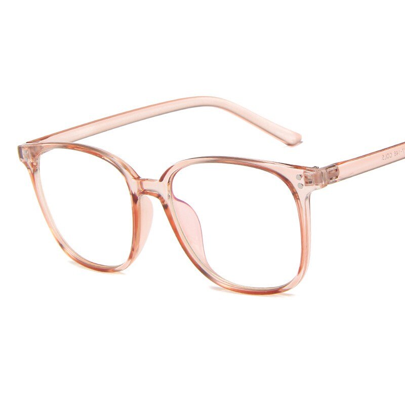 Woman Round Plain Decorative Glasses Clear Lens Eyeglasses Frame Clear Lens Sun Glasses College Style: F