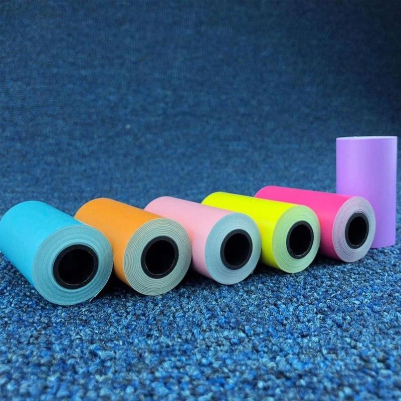 Selvklæbende termoprint papir klistermærker 57 x 30mm klistermærker papir print printer foto termisk  u1 e 7