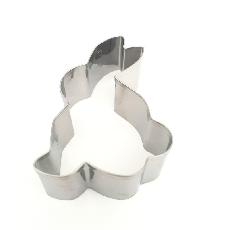 3D Konijn Vorm Metalen Cookie Cutter Cartoon Bakvorm Fondant Cake Decorating Gereedschap