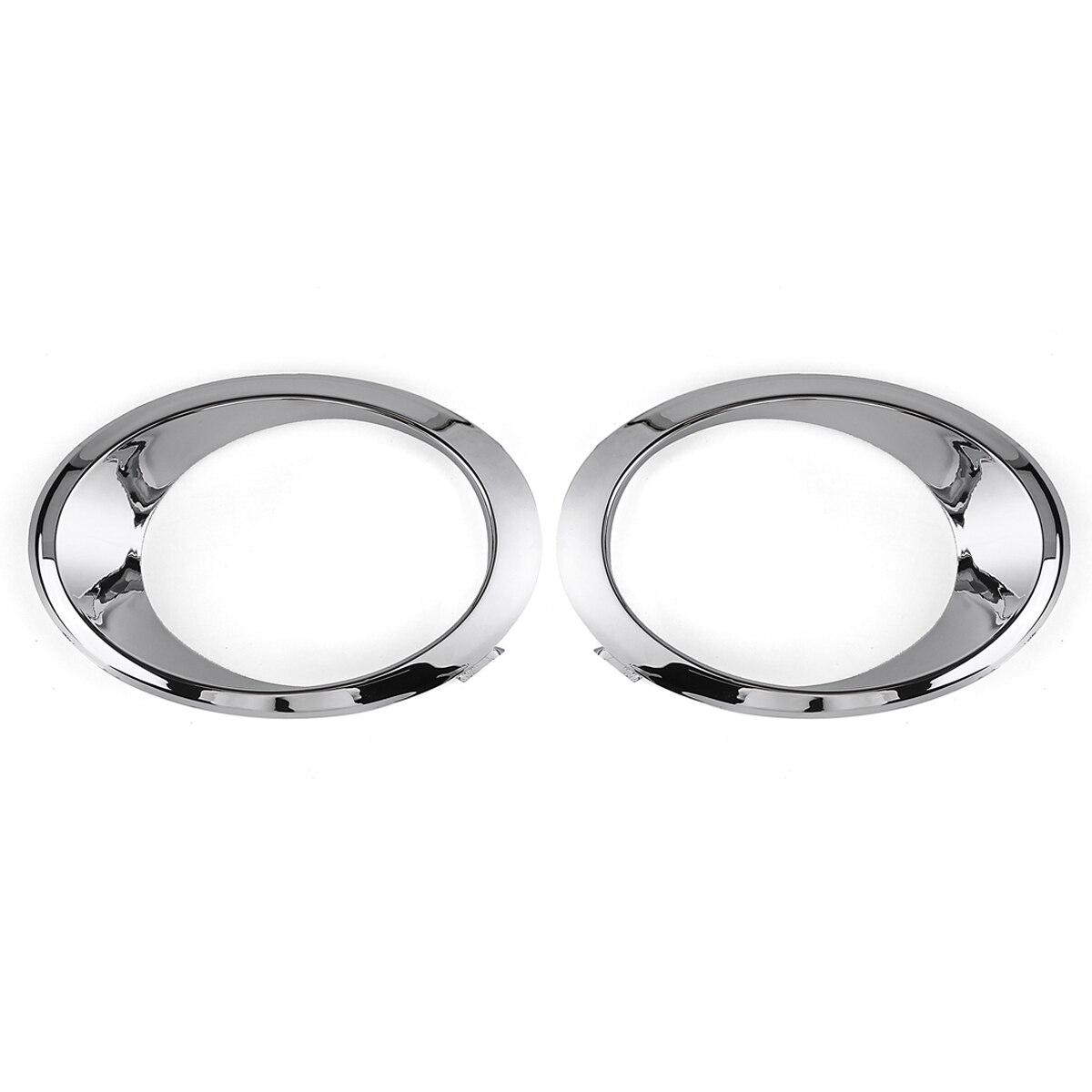 LH/RH Chrome Fog Light Cover Bezel Trim Ring for Ford Fusion Mondeo