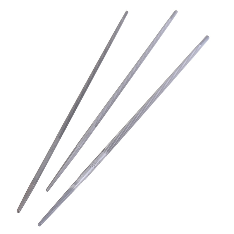 Limas de cadena de sierra, afilador de acero al carbono, motosierra, 4,0/4,8/5,5mm, 3 uds.