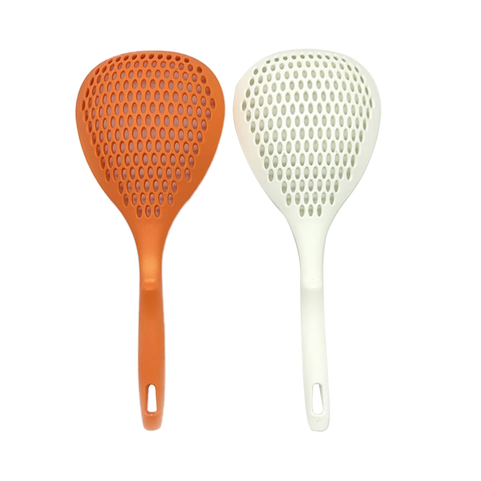35x14cm Japanese Style Colander Plastic Dumpling Slotted Skimmer with Handle Tablespoons Kitchen Gadget Home