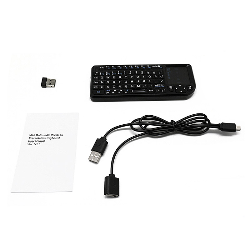 Rii Mini X1 Wireless Keyboard Mouse for Touchpad Notebook Smart TV HTPC Android