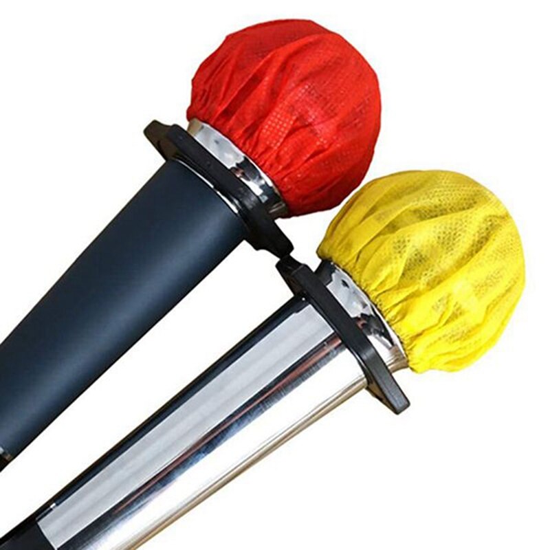 400 Pcs Disposable Microphone Cover, Non Woven Fabric Handheld Mic Windsn for Karaoke, Any Shared Environment