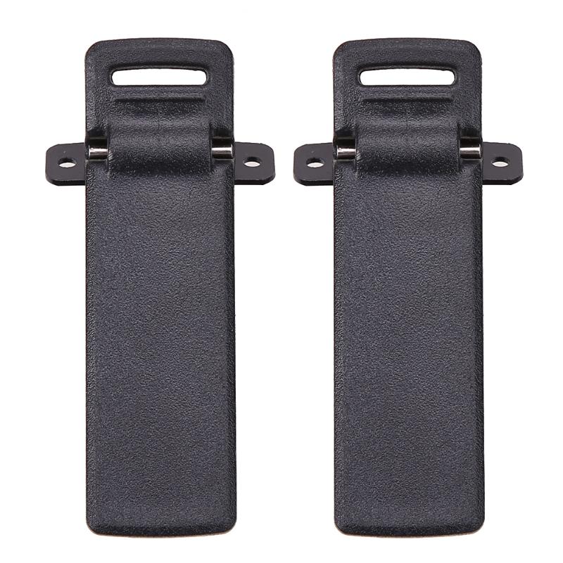 2 stuks Twee Manier Radio Accessoires PVC Walkie talkie Riemclip voor Baofeng UV-5R UV-5RA UV-5RB UV-5RC UV-5RD UV-5RE 5RE