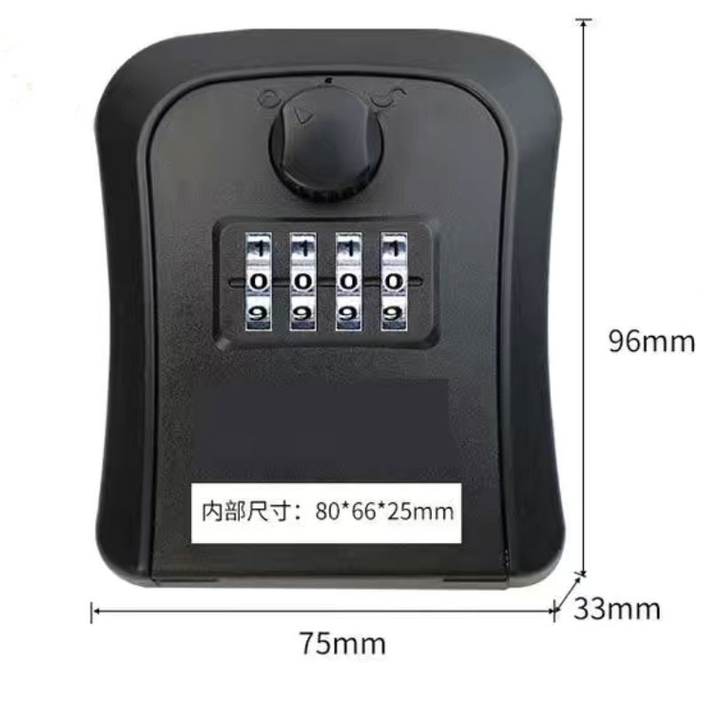 Smart Code Password Key Lock Box Storage Key Wall Mounted Key Safe Box Waterproof Outdoor Keybox 4 Digits Passwords