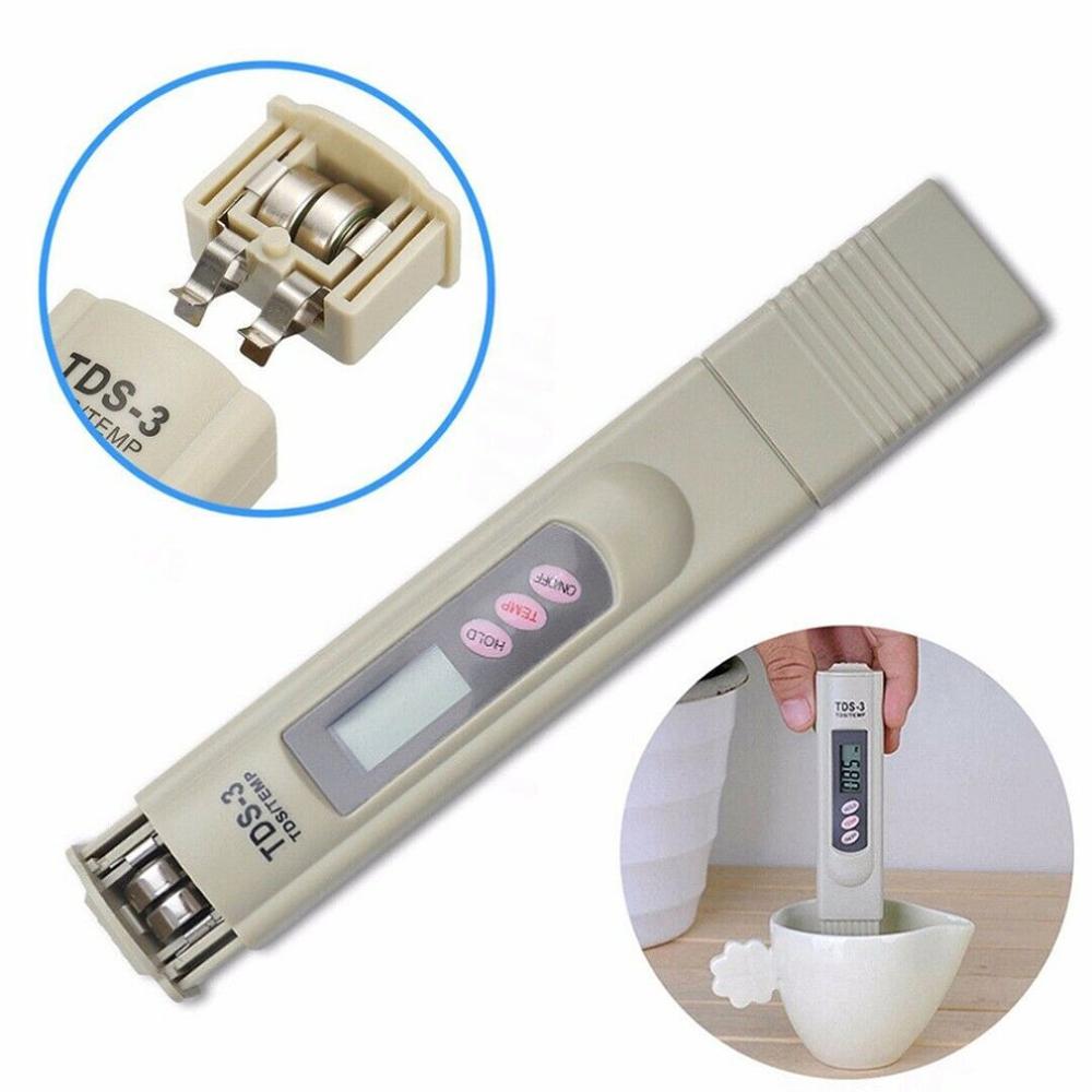 Portable TDS-3 Meter Digital TDS Water Testing Pen Aquarium Pool tester Hardness Meter GH/DH Test Tool Accessories
