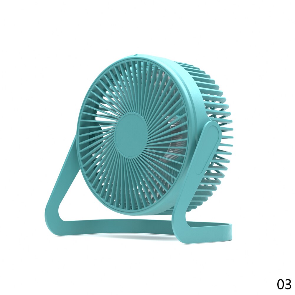 Portable DC 5V Small Desk USB Cooling Fan for PC / Laptop Computer Operation Super Mute Silent USB Mini Fans Cooler Peripherals: Gem Blue