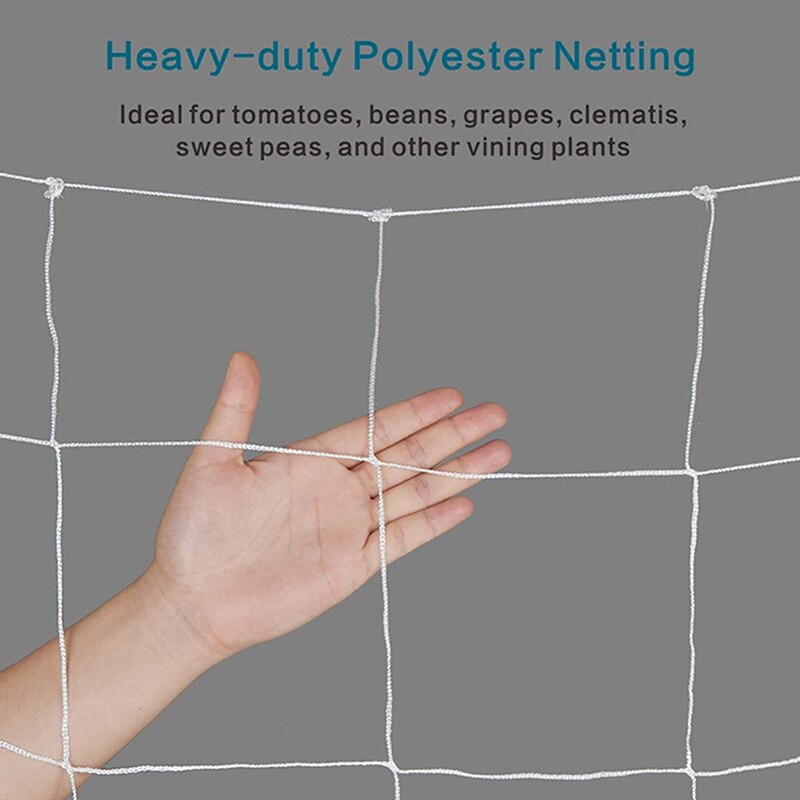 5/10m planter trellis netting kraftig polyester plante støtte vinstokke klatring hydroponics haven net tilbehør multi brug