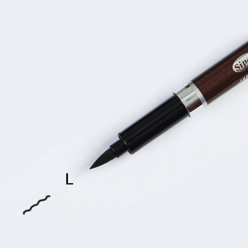 1 X Chinese Calligraphic Pen Drawing Art Pen Calligraphy Brush Pen for Signature Material Stationery School Supplies: L