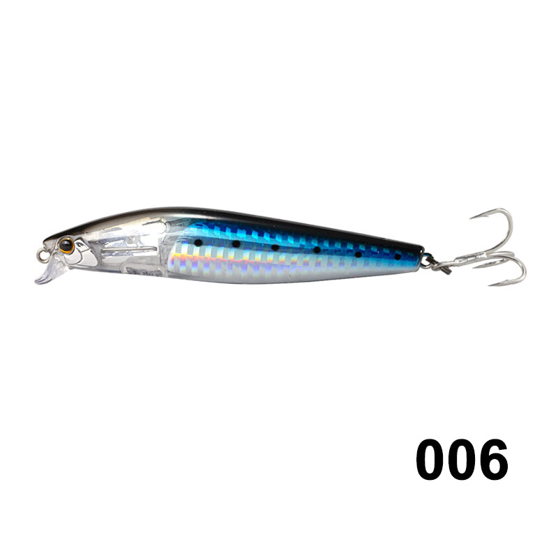 Hunthouse woblere fiskeri lokker 99mm 15g flash boost minnow lokker wolfram vægt system flydende lokkemad dybde 0.1-0.3m: 006