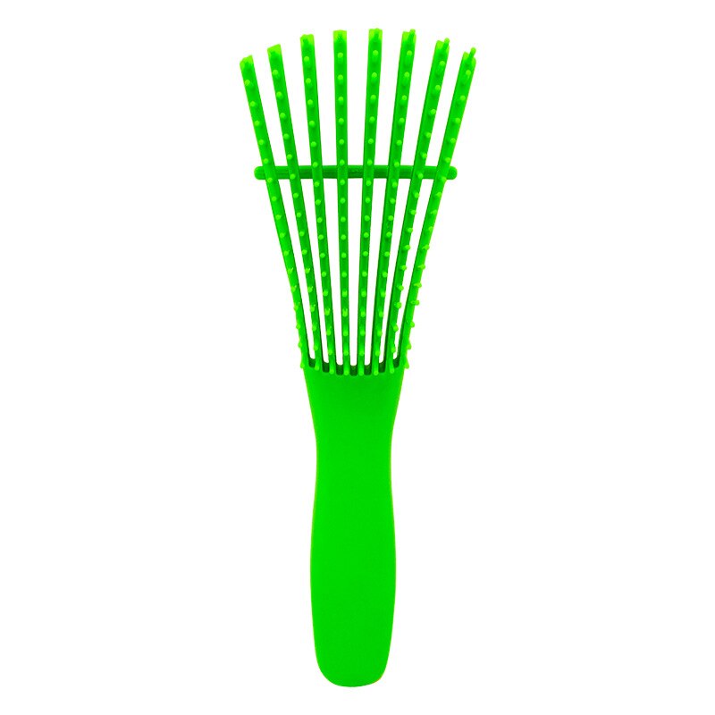 Démêler brosse à cheveux cuir chevelu Massage peigne à cheveux femmes démêlant brosse à cheveux pour bouclés soins des cheveux Salon maison coiffure peigne de coiffure: 21.8 6.5cm E