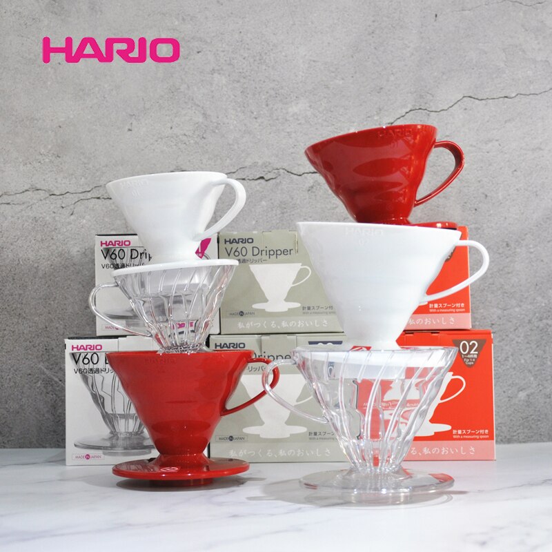 Japani hario suodatin kuppi hario  v60 hartsi tippa suodatin kuppi käsi booli kahvin lävistys kuppi vd -01/02 kahvinkeitin