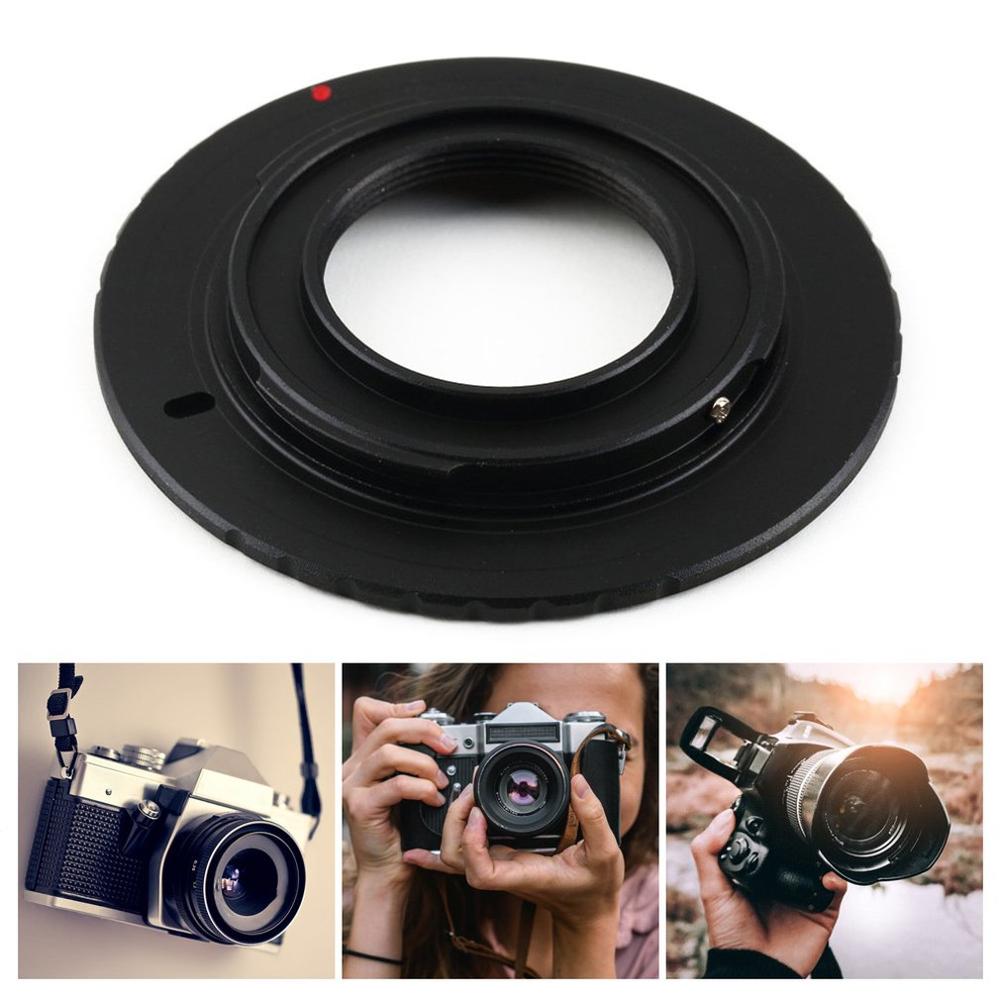 Zwart Geanodiseerd Aluminium Metalen Adapter Camera Bekeerling Ring Voor Olympus PM1 C Mount Lens Naar Micro 4/3 M4/3 voor Panasonic GX1 GF5