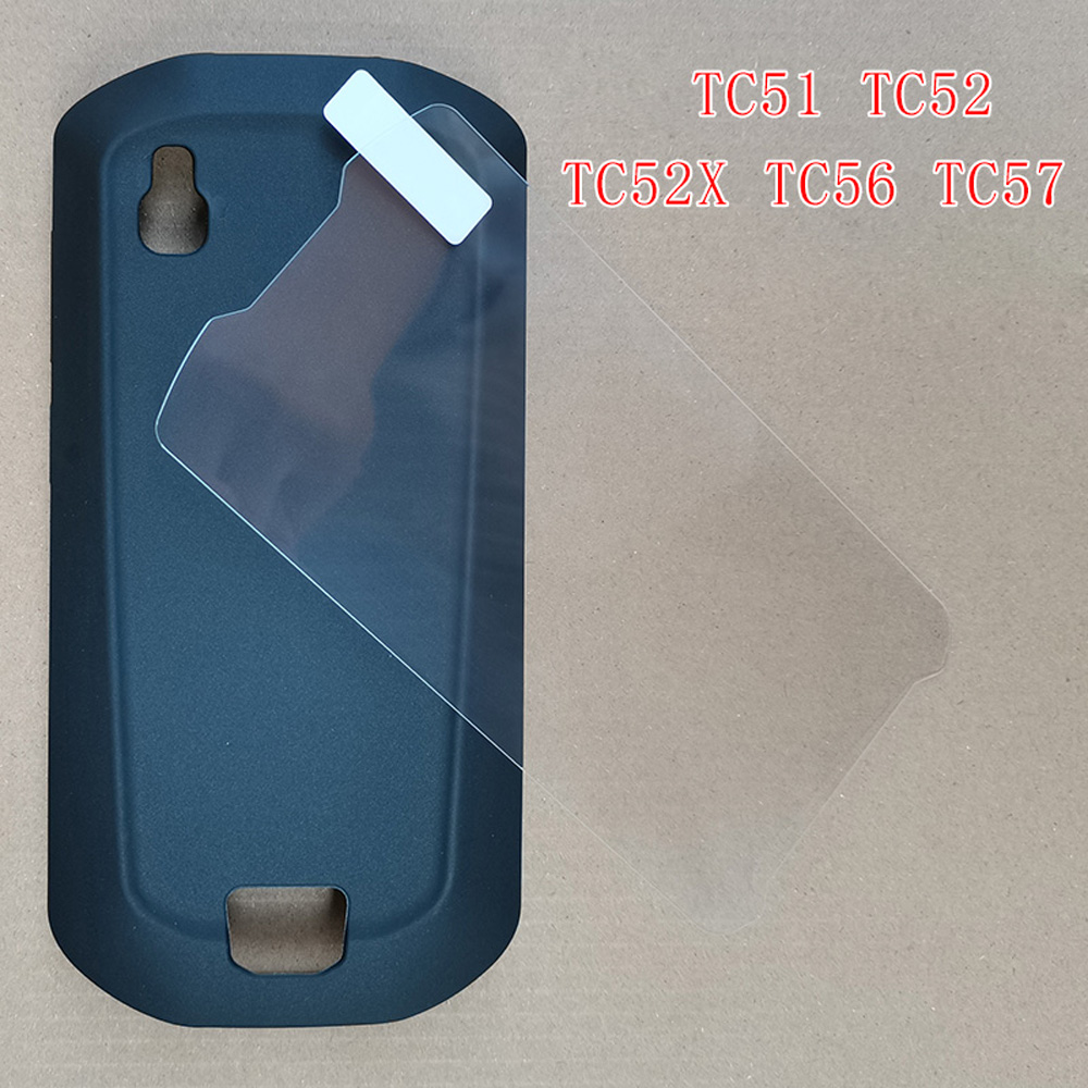 Schutzhülle aus robustem gummi für zebra  tn28 tn15 tc51 tc52 tc52x tc56 tc57 tc21 tc26 displayschutzfolie aus gehärtetem glas: Pflaume