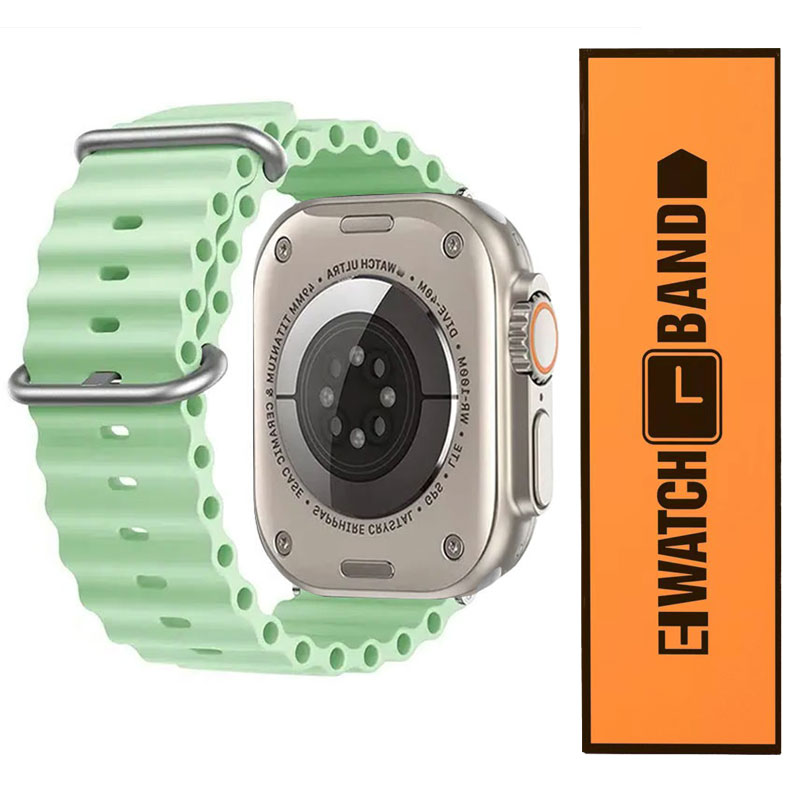 Correa de reloj deportivo para Apple watch ultra 2 1 banda para la serie 9 10 SE pulsera de silicona 42mm 44mm 45mm 49mm 46mm 42 44 45 46 49 mm: XXL / Oliva oscuro