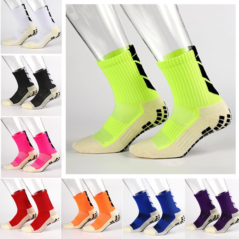 Football Socks Anti Slip Soccer Socks Men Sports Socks Good Cotton Calcetines Same Type As Trusox Running Absorb Sweat