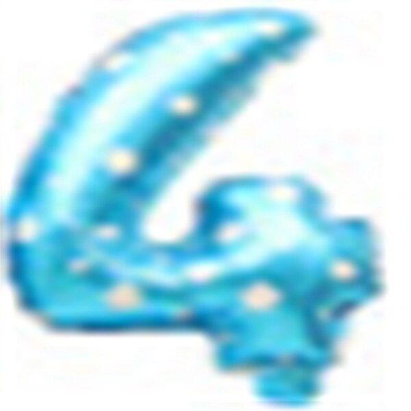 16 Inch Number Balloons Foil Ballon 28g Rose Blue red Digit Wedding Birthday Decoration Baby toy love Valentine's day 1pc: 4