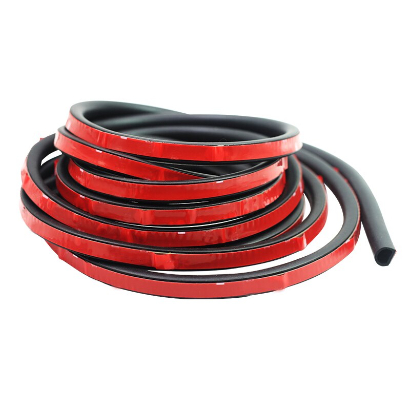 Cawanerl 4 Meter Big-D Car Hood Door Sealing Strip Rubber Weatherstrip Noise Insulation Auto Seal Strip Edge Trim 400CM