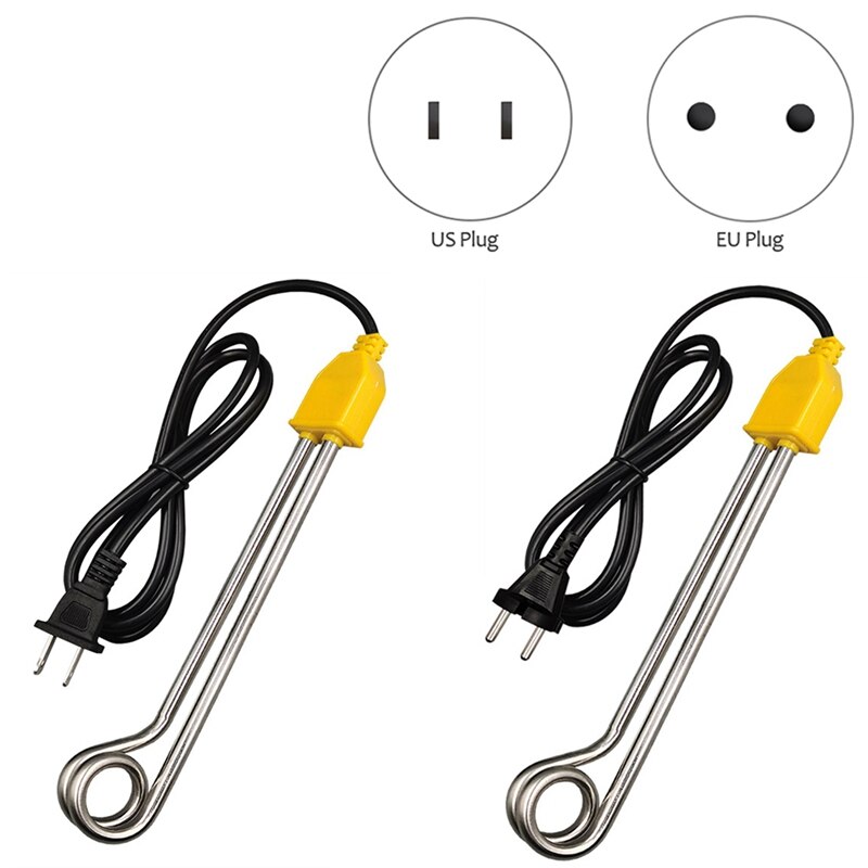 Mini chauffe-eau électrique 1000W, par Immersion, pour cuisine, salle de bain, piscine, eau chaude