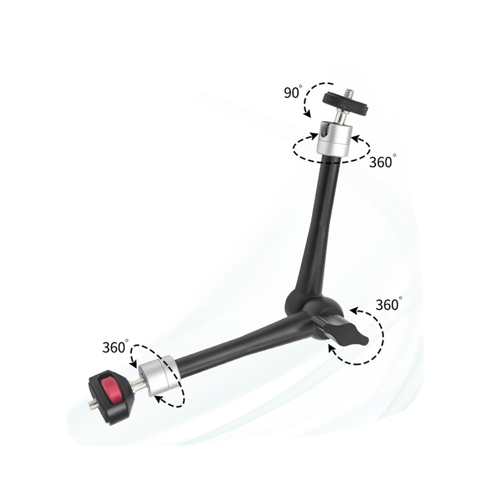 11 &quot;Metalen Verstelbare Scharnierende Magic Arm Klem Houder Mounts Kit Voor Gopro Slr Lcd Monitor Led Flitslicht Camera accessoires: B Magic Arm