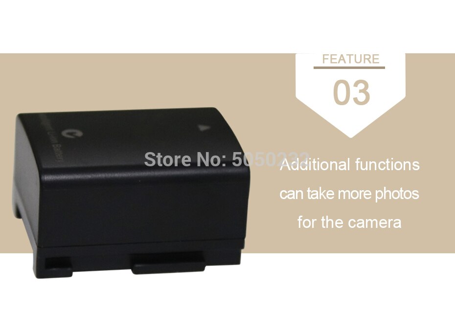 7.4V 890mAh BP-808 809 Battery For Canon FS200/FS21/FS22/HG21/HG20/HF200/HF20 Rechargeable Battery Pack