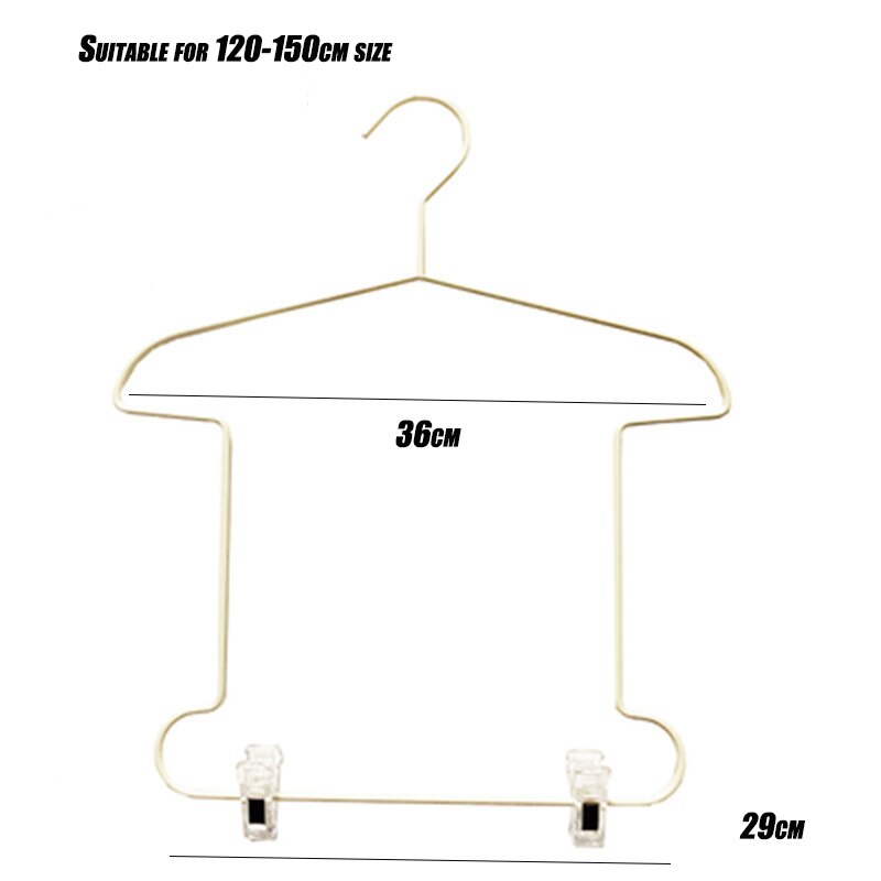 One-piece Clothing Collocation Hangers Adult or Child size Clothing Display hanger for Household clothing store Go viral influen: M  child apricot / 2 pcs