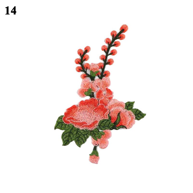 Applique Cloth sticker Women Garment Dress Accessories Patches Embroidery flowers Patches Sewing On Fabric Lace Applique: 14