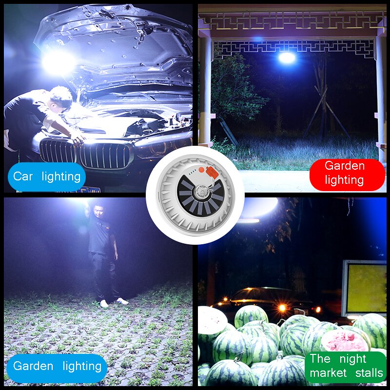 Camping Lamp Foldable Hook Rechargeable 3600mah Water Resistant Portable Lantern remote control 3.7-4.2v waterproof 60w