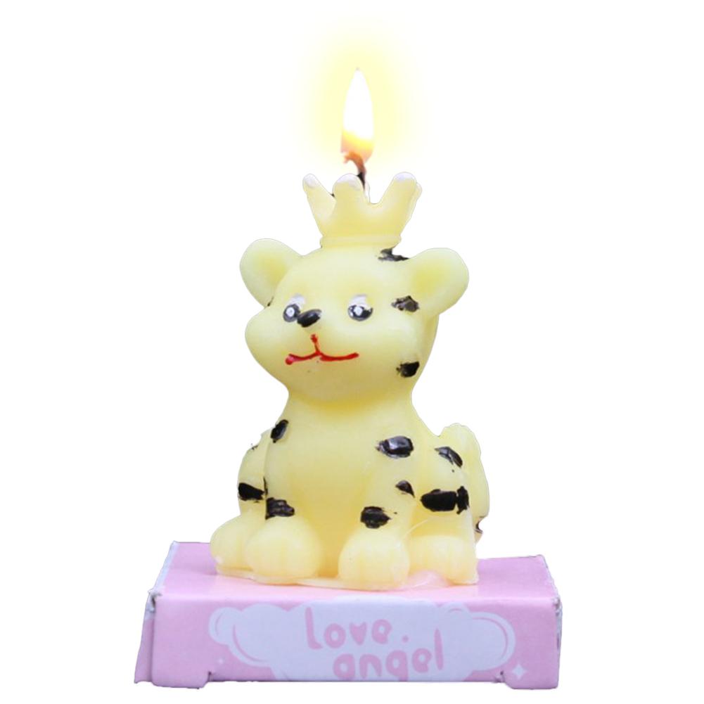 1Pc Leuke Dierlijke Verjaardag Kaarsen 12 Sterrenbeeld Dieren Vorm Rookloze Kaarsen Voor Baby Shower Kids Birthday Party Cake Decoratie: M